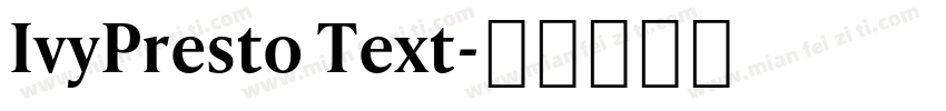 IvyPresto Text字体转换